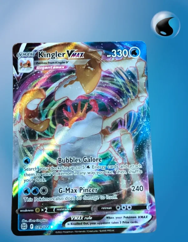 Lote De Cartas Pokemon Kingler V & Vmax 029/172 - Brilliant Stars - Ultra  Rare - Para Coleccionistas O Juego
