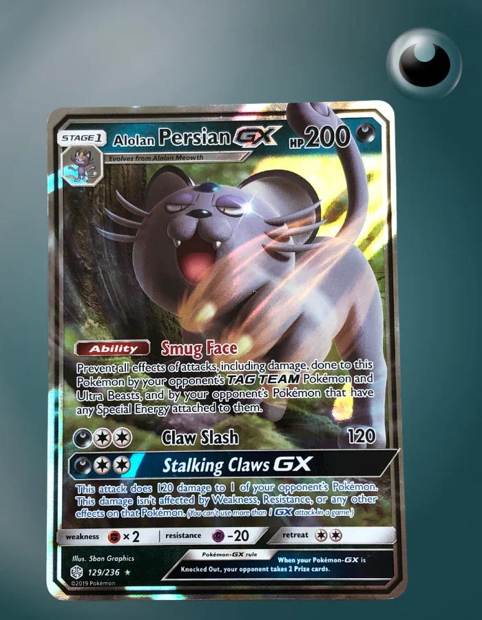 Alolan Persian GX - 077/064 (077/064) - SM11a Remix Bout Holofoil Alolan Persian GX - 077/064 (077/064) - SM11a Remix Bout Holofoil