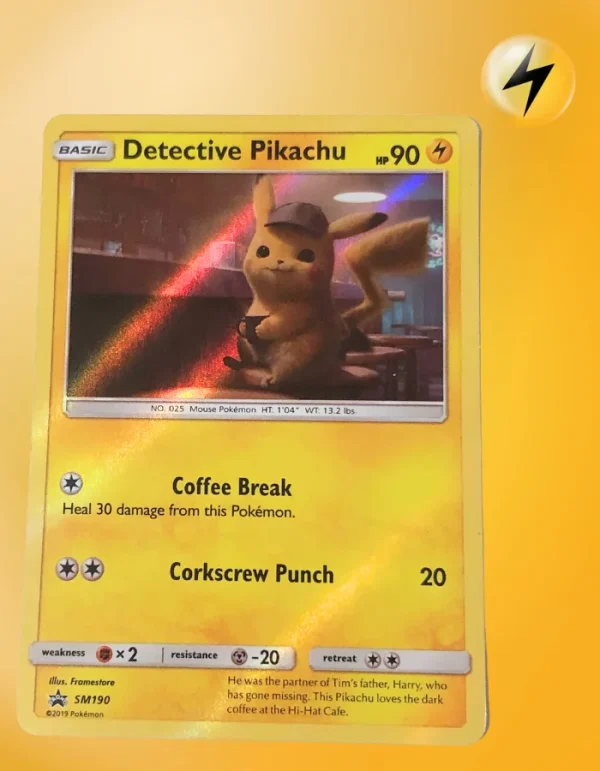 Italian Souvenirs & Memorabilia Detective Pikachu SM190 Stampede Promo Card - Italian, Sealed & Stamped, TCG Mint Detective Pikachu Promo Card Italian Souvenirs & Memorabilia Detective Pikachu SM190 Stampede Promo Card - Italian, Sealed & Stamped, TCG Mint Detective Pikachu Promo Card