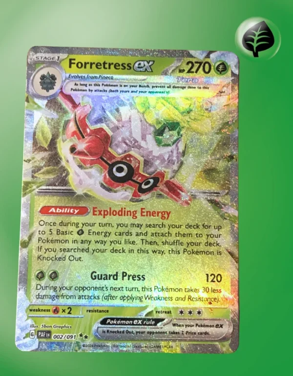 Forretress ex Paldean Fates 002/091