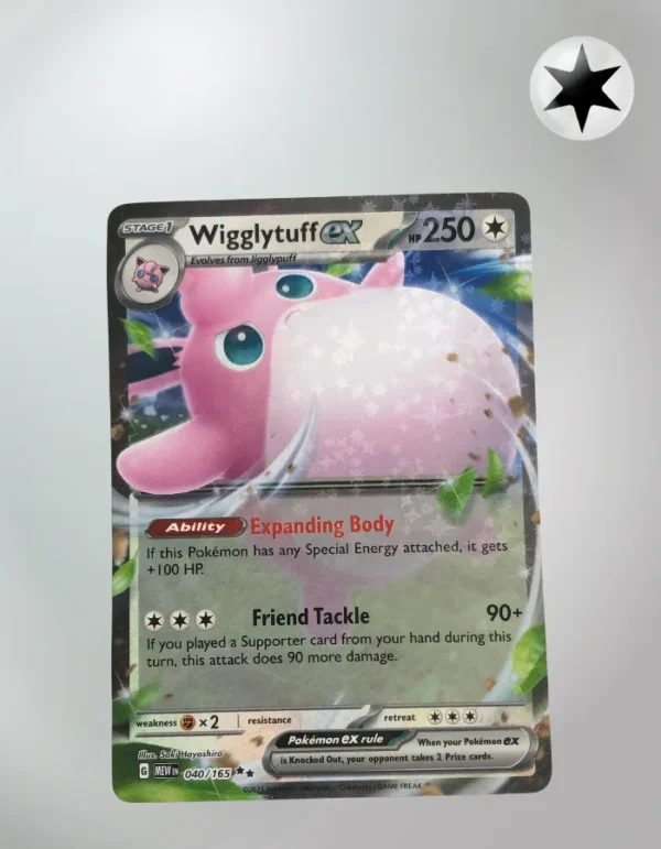 Wigglytuff ex Pokémon 151 040/165 MEW