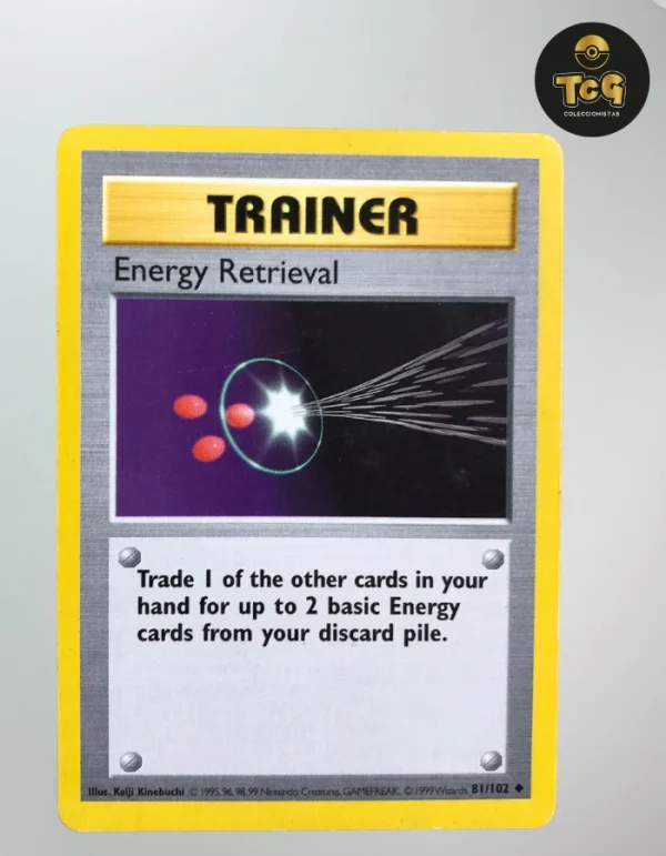 Energy Retrieval 81/102 Base Set - TCG Coleccionistas