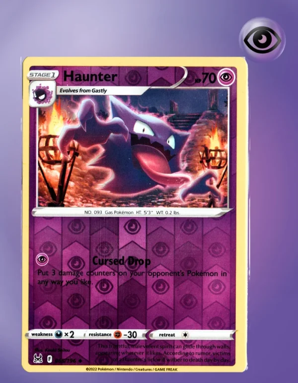 Haunter Reverse Holo Lost Origin TCG Coleccionistas