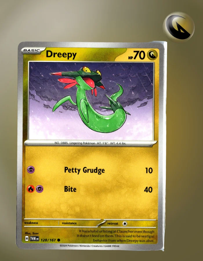 Pokemon Build And Battle 4x Dreepy 128/167 - Twilight Masquerade Pokemon TCG  Common Card Playset Dreepy Pokemon Card
