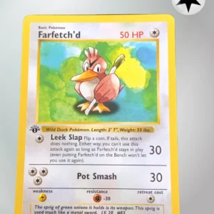 Farfetch'd Base Set First Edition Shadowless