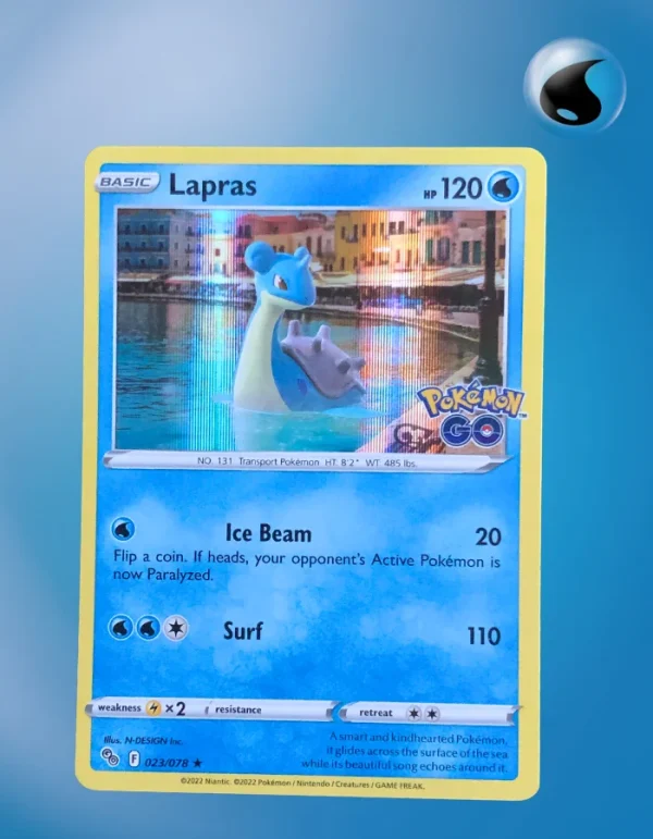 The Pokemon International Carte unique Pokémon LAPRAS 029/198 Règne de Glace, Multicolore
