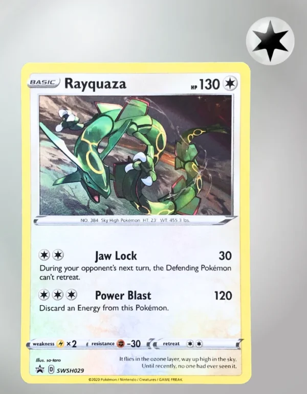 Rayquaza SWSH029 Black Star Promos