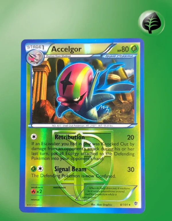 Accelgor 8/101 Reverse Holo Plasma Blast