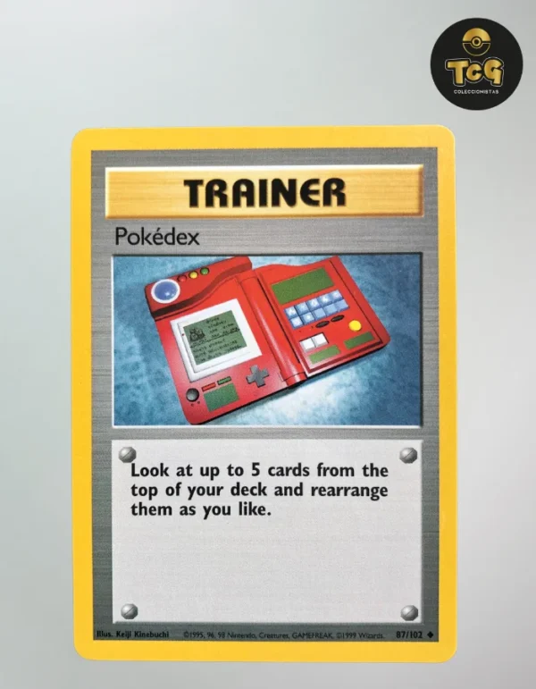 Pokédex 87/102 Base Set LP