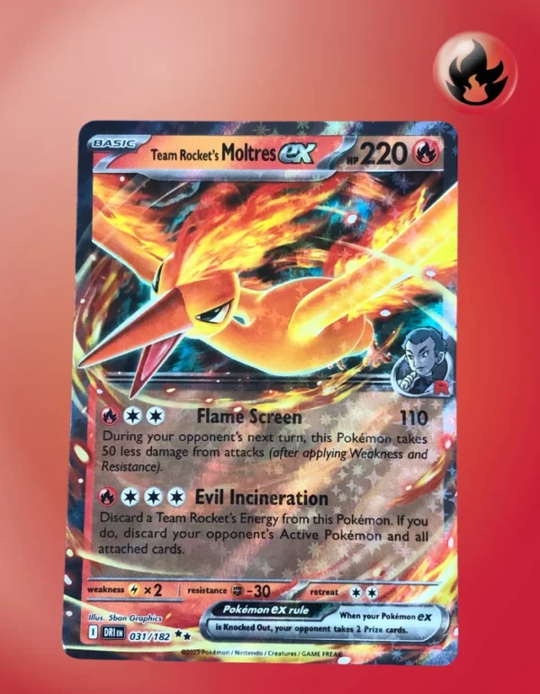 Team Rocket's Moltres ex 031/182