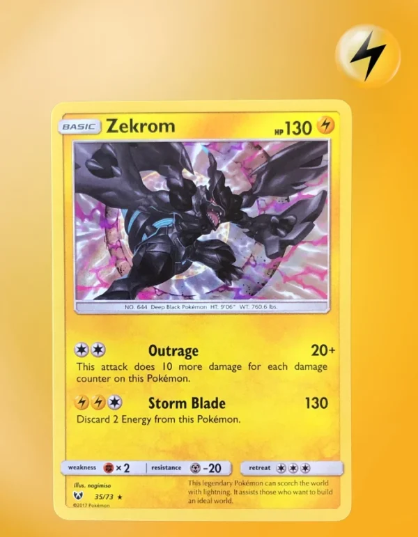 Zekrom 35/73 Holo Shining Legends