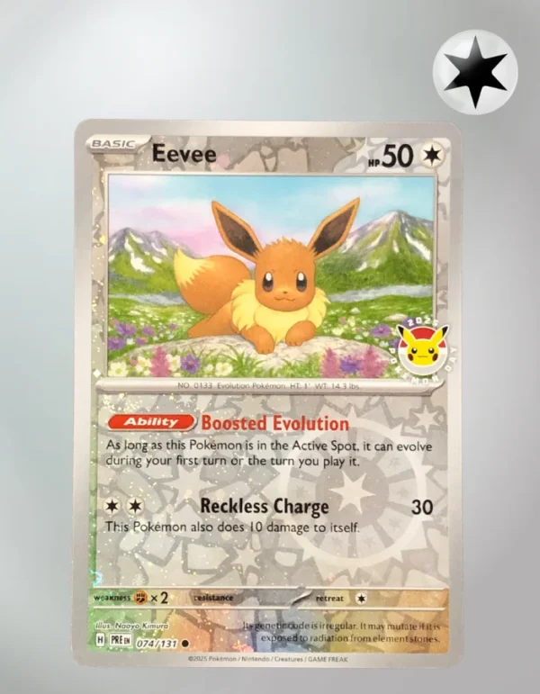 Eevee 074/131 Pokémon Day 2025 Prismatic Evolutions Promo