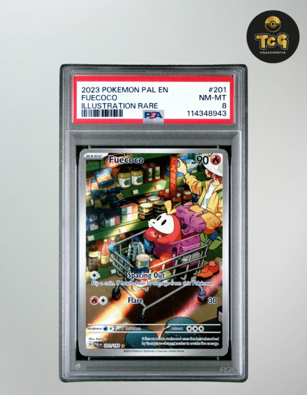 2023 Fuecoco Paldea Evolved 201 PSA 8