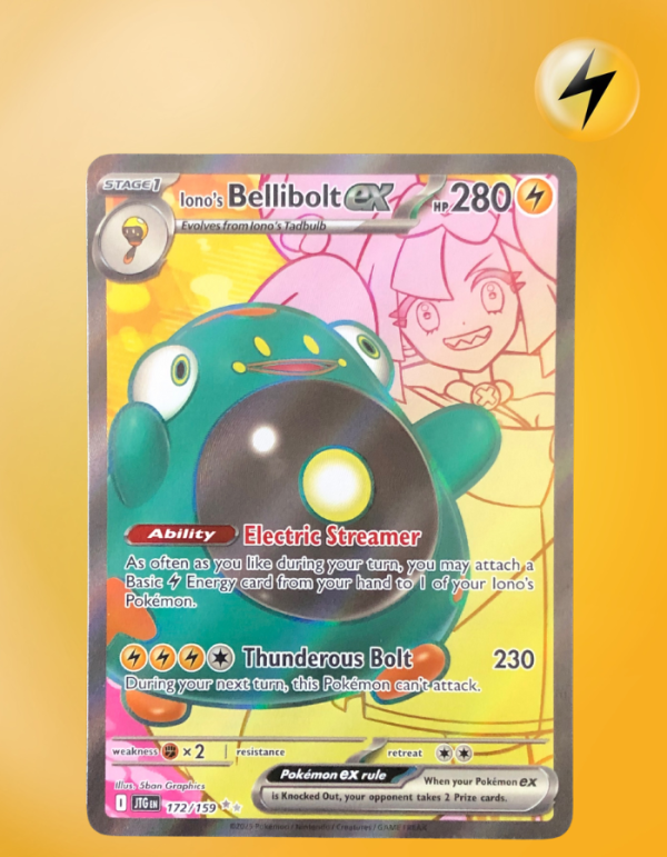 Iono's Bellibolt ex Journey Together 172/159