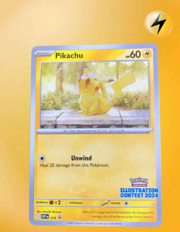 Pikachu Contest Illustration 2024 214 Black Star Promos