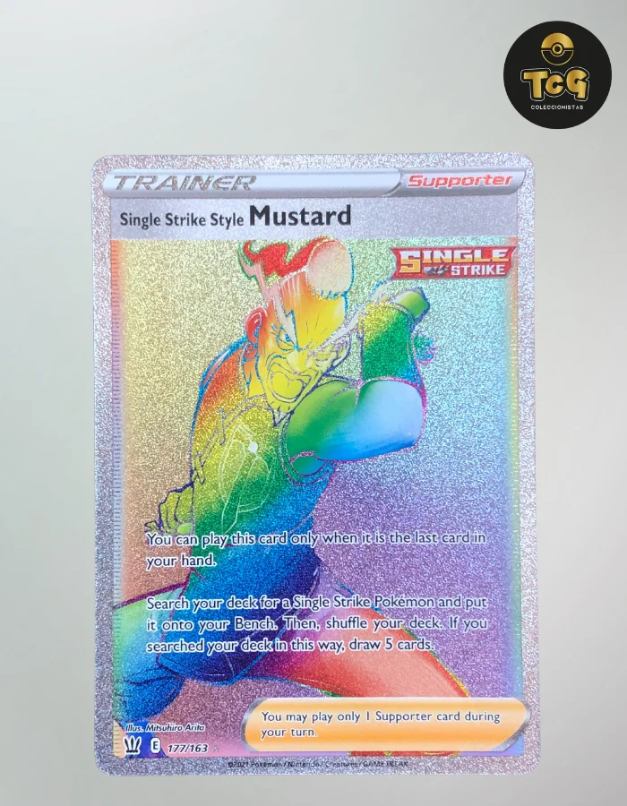 Strike Style Single Strike Style Mustard 177/163 Battle Styles - TCG Coleccionistas