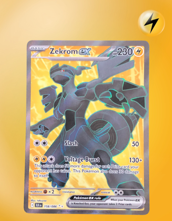 Zekrom ex 158/086 Black Bolt