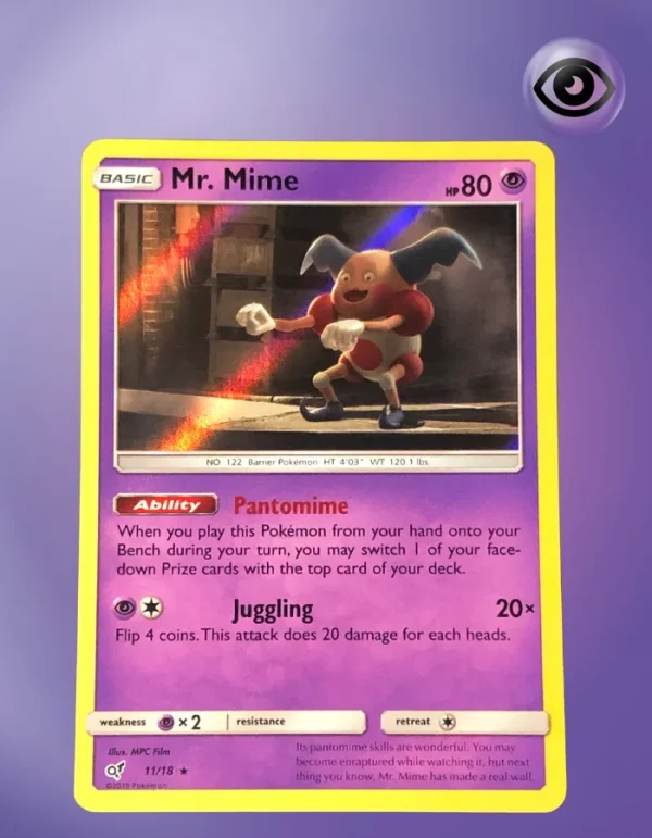 Mr. Mime 11/18 Detective Pikachu