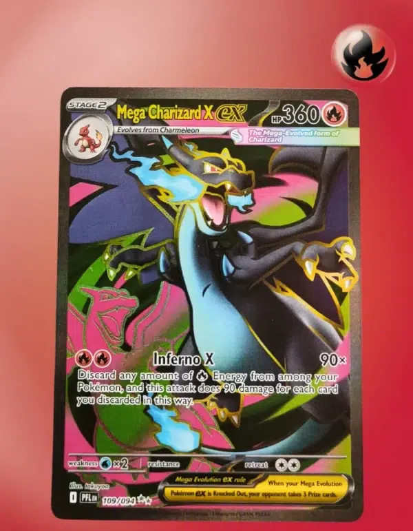 Mega Charizard X ex 109/094 Phantasmal Flames