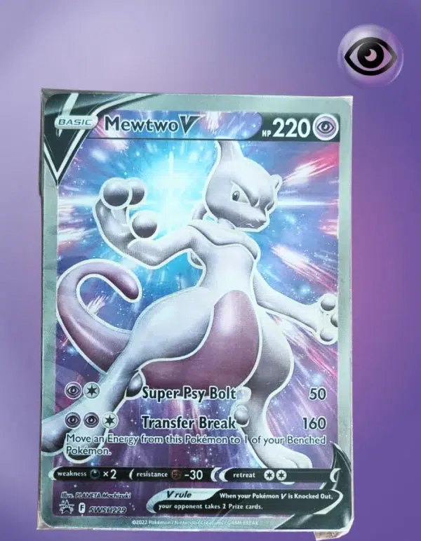 Mewtwo V SWSH229 Black Star Promos