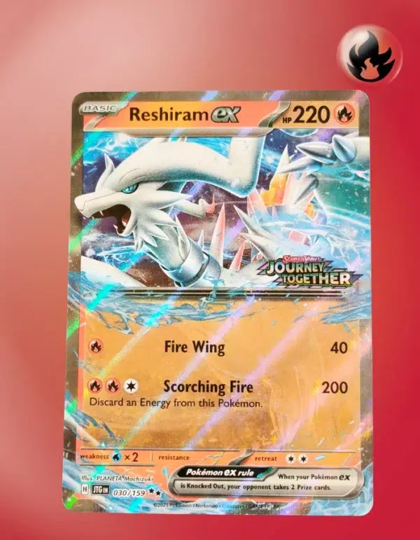 Reshiram ex 030/159 Journey Together Stamped
