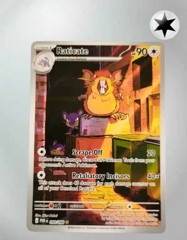 Tcg Raticate Perfect Order Raticate 099/088 Perfect Order - TCG Coleccionistas